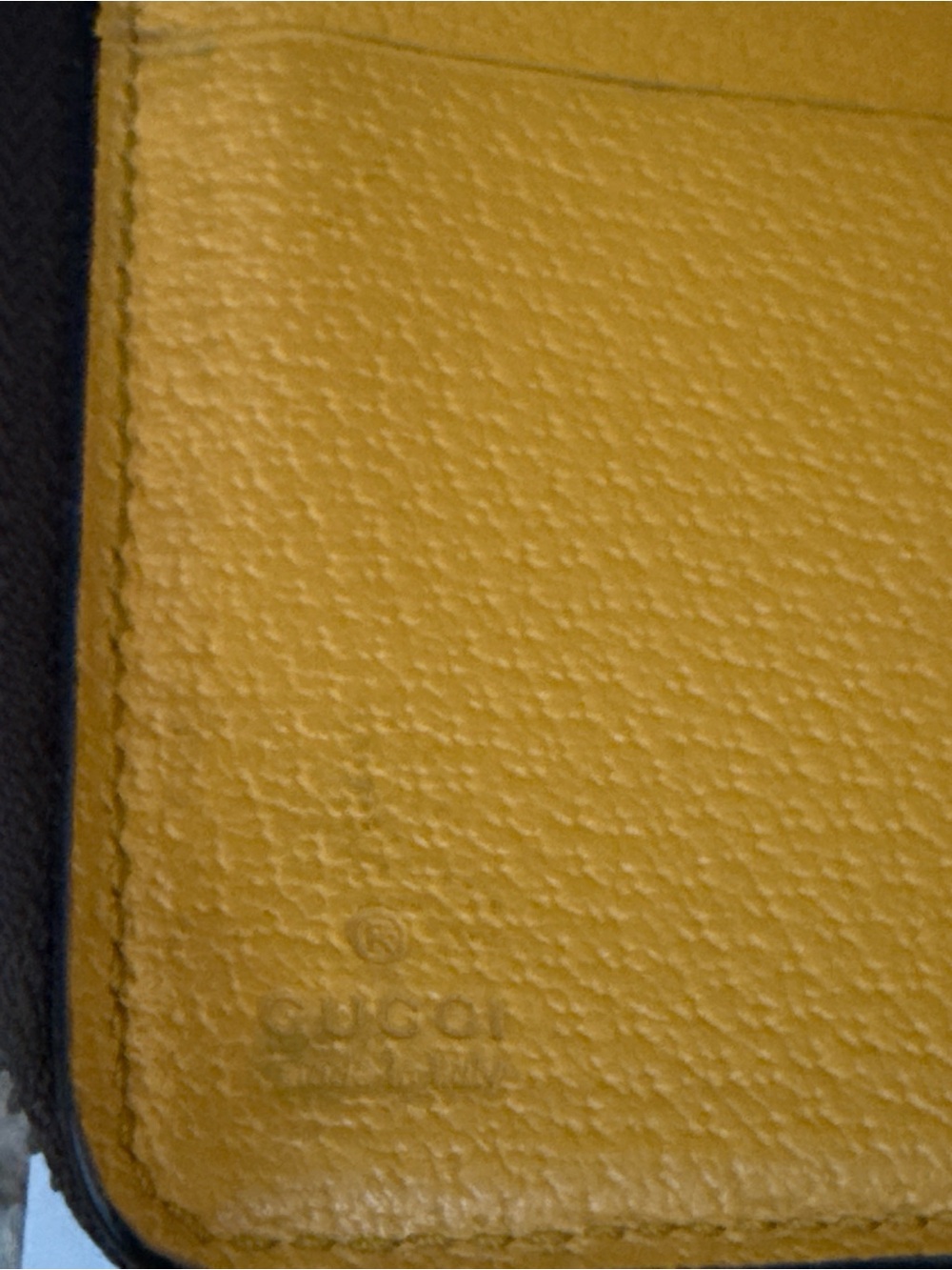 Gucci Beige Brown GG Supreme Zip-Around Wallet with Gold Accent Coated Canvas - Picture 12 of 15